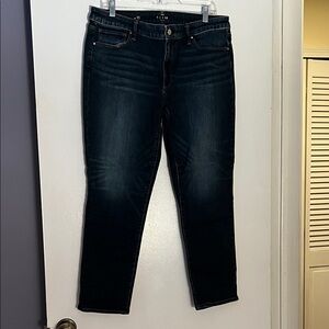 White House Black Market Dark Blue Skinny Jeans